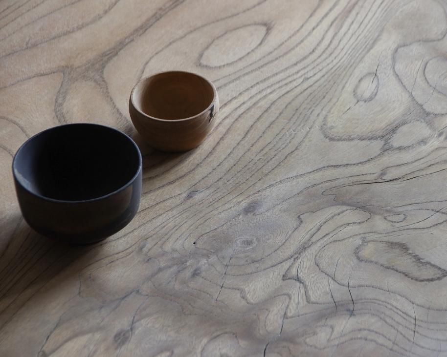 欅の座卓／ローテーブル 古道具