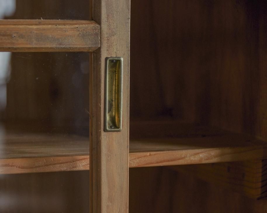 桜の重ね戸棚／食器棚 古家具 FUNNEL