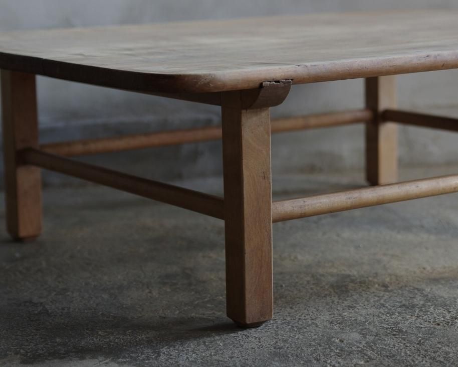 栃材の座卓/ローテーブル 古家具 栃材の座卓/ローテーブル 古家具