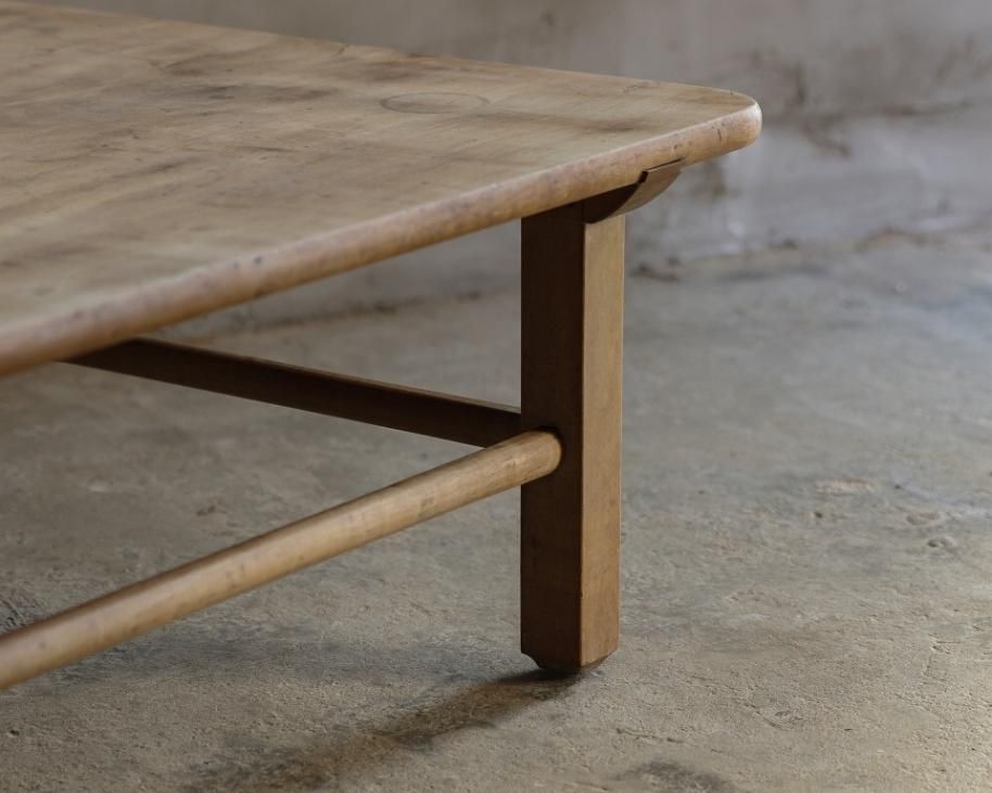 栃材の座卓/ローテーブル 古家具 栃材の座卓/ローテーブル 古家具