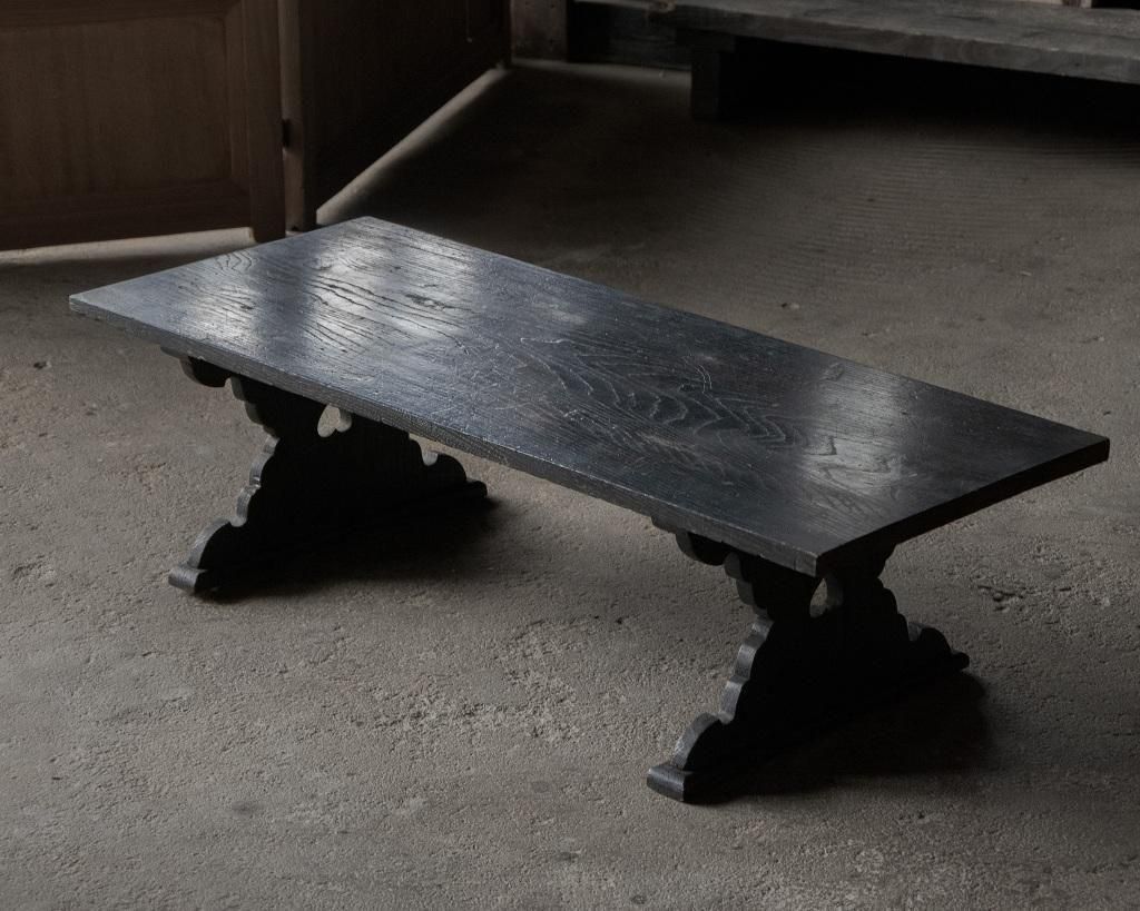 寺子屋机　アンティーク 和骨董WA-COTTOO Jスタイル 文机FUZUKUE 欅(ケヤキ) 寺子屋