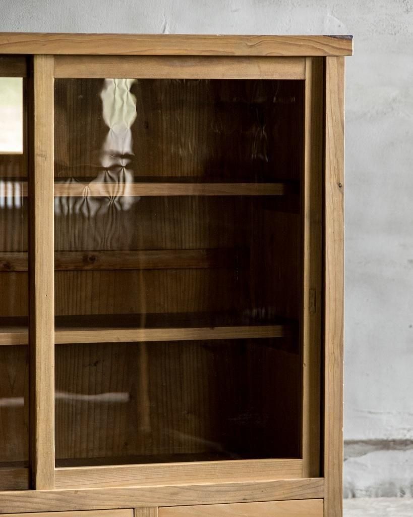 ガラス戸棚 アンティークFUNNEL