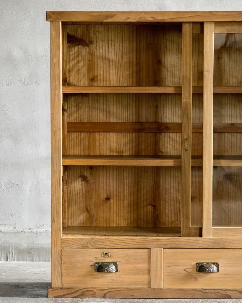 ガラス戸棚 アンティークFUNNEL