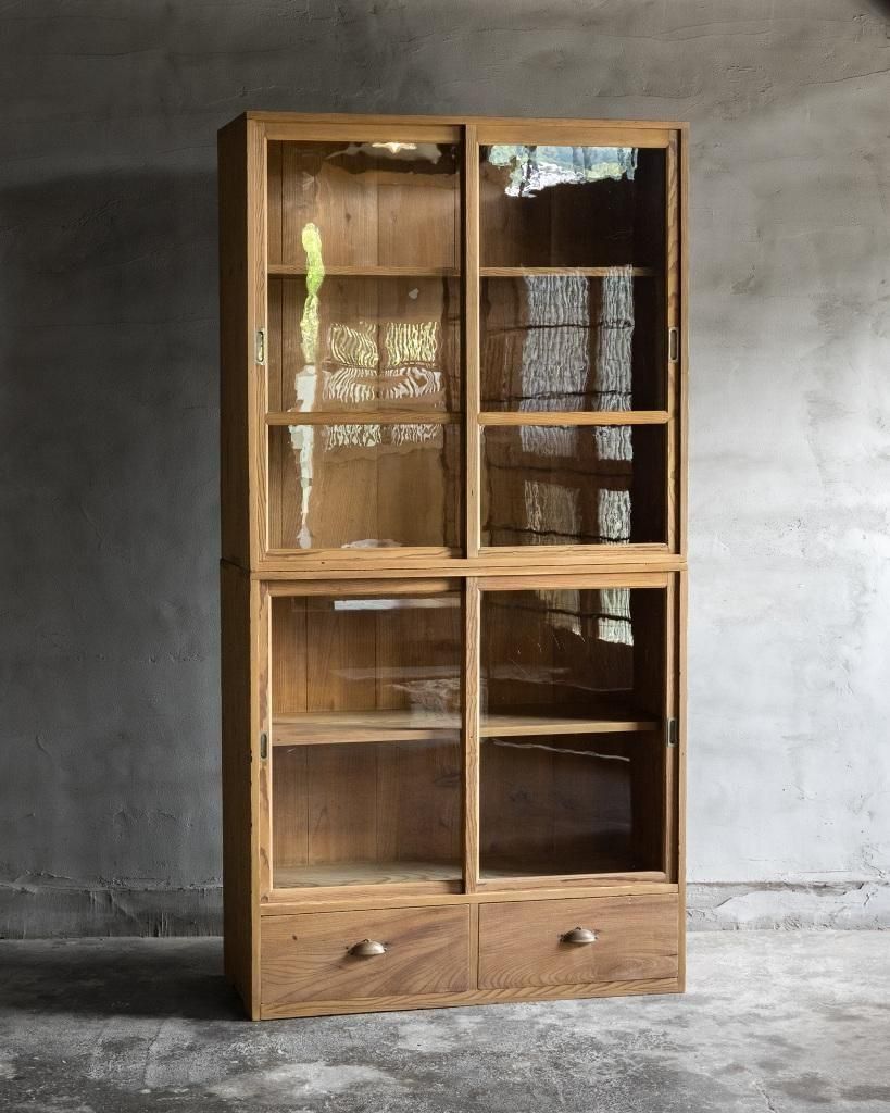 ガラス戸棚(A) アンティークFUNNEL