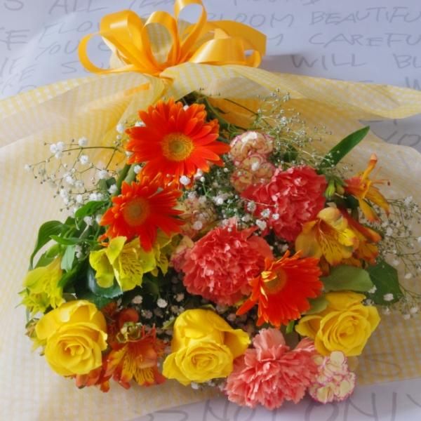 ロマンスの花束 花束0086】ロマネスク（OR/Y) - 株式会社正花園