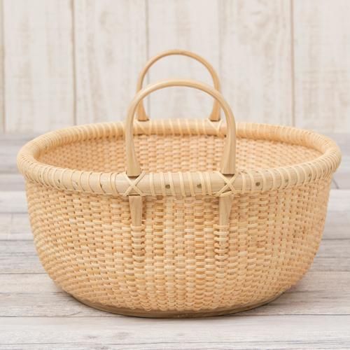 nantucket basket ナンタケットバスケット 楕円型持ち手付き