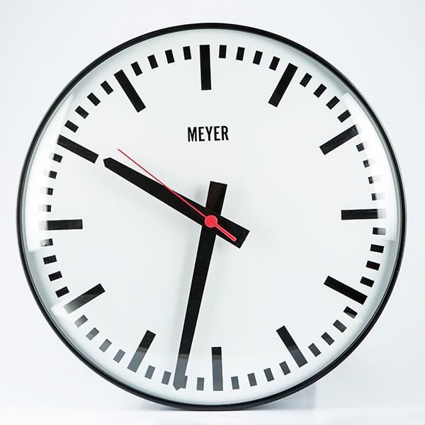 Modern Clock Black Classic