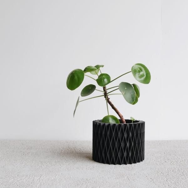 MINIMUM DESIGN | 内径5.5cm ブラックエボニー プランター3個 MINIMUM DESIGN | 内径5.5cm ブラックエボニー プランター3個