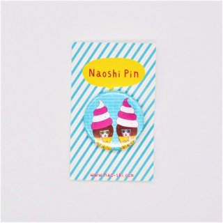 Naoshi 缶バッジ Soft Cream Girls