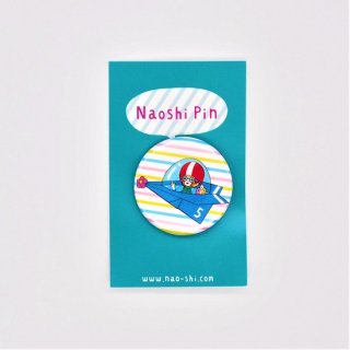 Naoshi 缶バッジ Paper Airplane