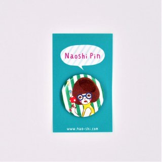 Naoshi 缶バッジ Mushroom Girl