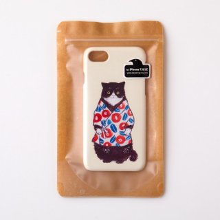 黒山 Omatsuri Cat iPhone7/8/SE mobile case
