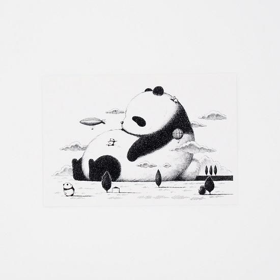 はせがわゆうじ ぱんだもん 原画作品 まるいなパンダ - C/STORE