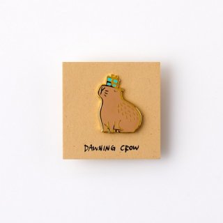 黒山 Gifting Capybara Metal Pin