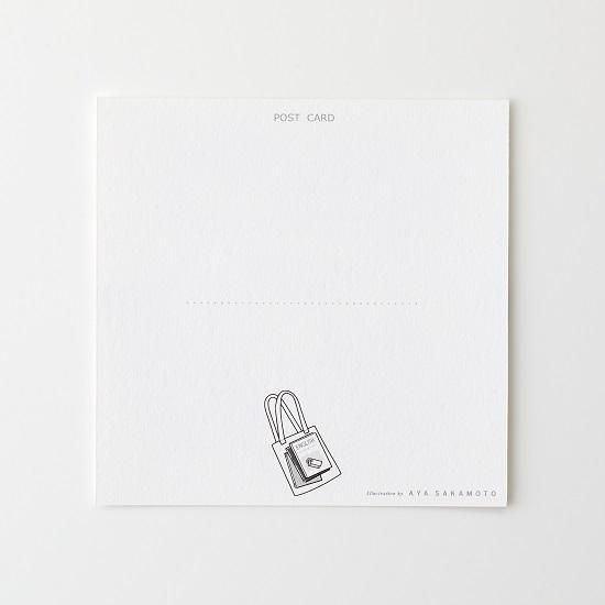 坂本彩 正方形ポストカード 「アットホームトレイン」 - C/STORE