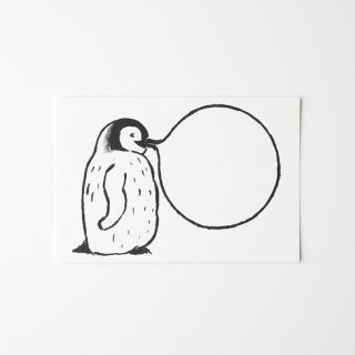 たつみなつこ BUBBLE GUM ポストカード Baby ペンギン