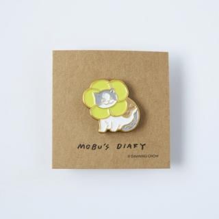  Flower Head Mobu Magnet Metal Pin