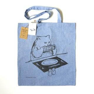  Eat Corn Cat Recycled Cotton Bag