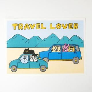 DUMPLING CAT FAMILY Travel Lover A3 ݥ