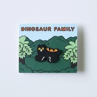 DUMPLING CAT FAMILY Dinosaur Wusen バッジ