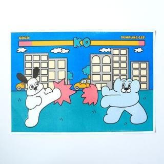 DUMPLING CAT FAMILY Video Game Dumpling Cat A3 ݥ