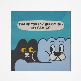 DUMPLING CAT FAMILY THANK YOU FOR BECOMING MY FAMILY ݥ (ץ)