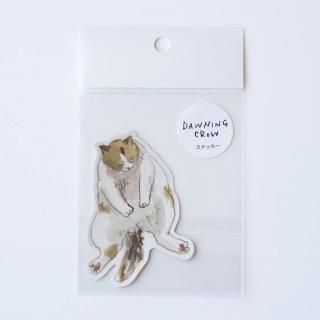 すぎはらゆり 缶ミラー 花札ねこ 芒に月 - C/STORE