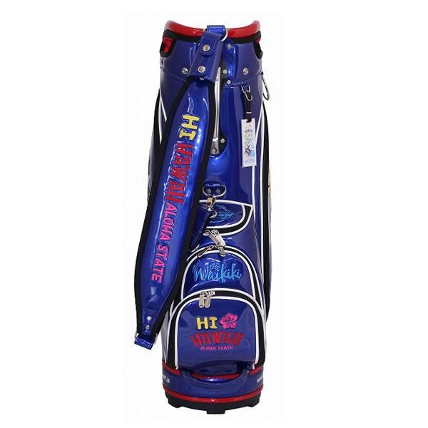 HI HAWAII エナメル キャディバッグ 【CB-020】 - BLUE TEE GOLF HI HAWAII エナメル キャディバッグ 【CB-020】 - BLUE TEE GOLF