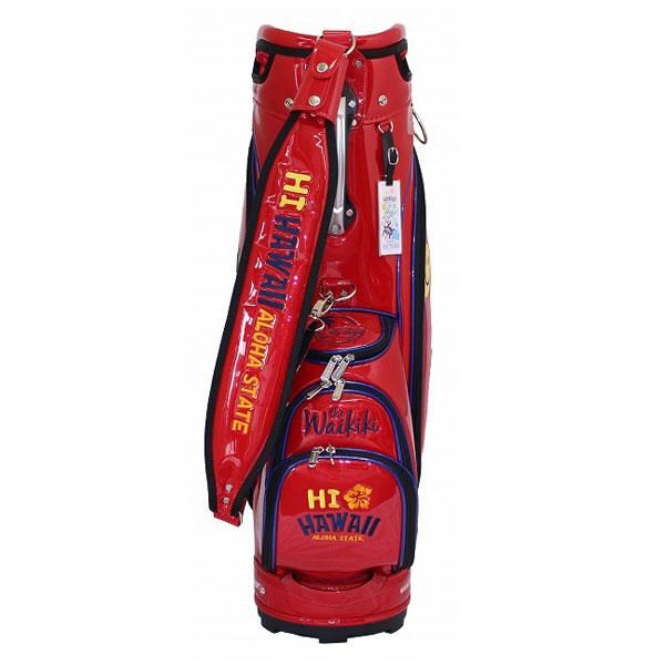 HI HAWAII エナメル キャディバッグ 【CB-020】 - BLUE TEE GOLF HI HAWAII エナメル キャディバッグ 【CB-020】 - BLUE TEE GOLF