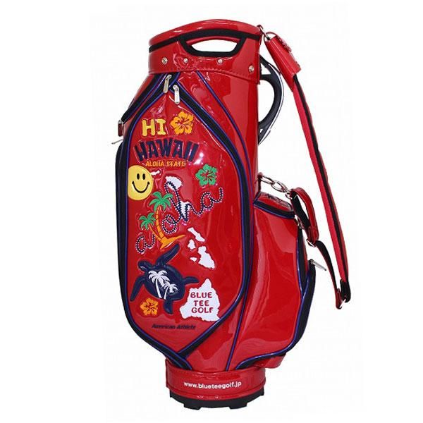 HI HAWAII エナメル キャディバッグ 【CB-020】 - BLUE TEE GOLF HI HAWAII エナメル キャディバッグ 【CB-020】 - BLUE TEE GOLF