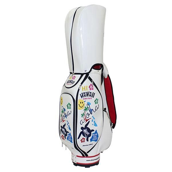 HI HAWAII エナメル キャディバッグ 【CB-020】 - BLUE TEE GOLF HI HAWAII エナメル キャディバッグ 【CB-020】 - BLUE TEE GOLF