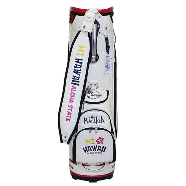 HI HAWAII エナメル キャディバッグ 【CB-020】 - BLUE TEE GOLF HI HAWAII エナメル キャディバッグ 【CB-020】 - BLUE TEE GOLF