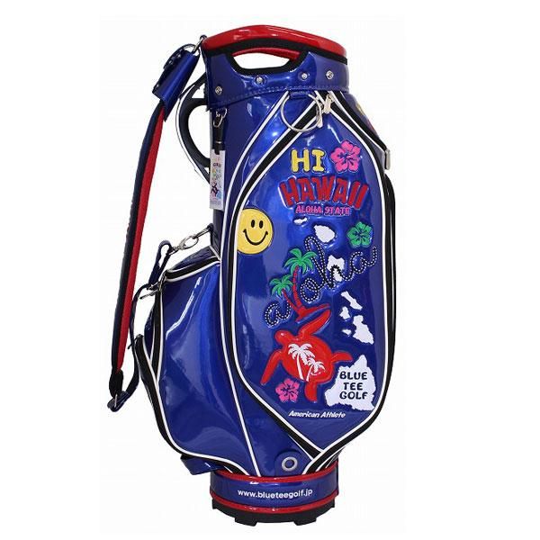 HI HAWAII エナメル キャディバッグ 【CB-020】 - BLUE TEE GOLF HI HAWAII エナメル キャディバッグ 【CB-020】 - BLUE TEE GOLF