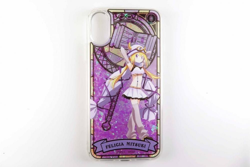 ｔｖアニメ マギアレコード 魔法少女まどか マギカ外伝 グリッターiphone X Xs対応ケース 深月フェリシア Aniga Ter