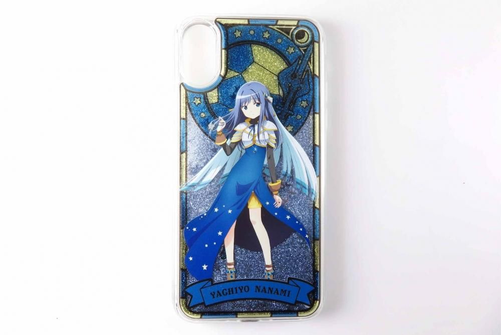 tvアニメ マギアレコード 魔法少女まどか マギカ外伝 グリッターiphone X Xs対応ケース 七海やちよ Aniga Ter