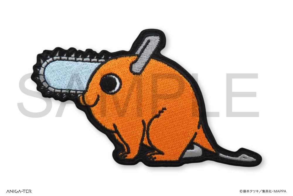 チェンソーマン 刺繍ワッペン ステッカー ポチタ - ANIGA-TER チェンソーマン 刺繍ワッペン ステッカー ポチタ - ANIGA-TER