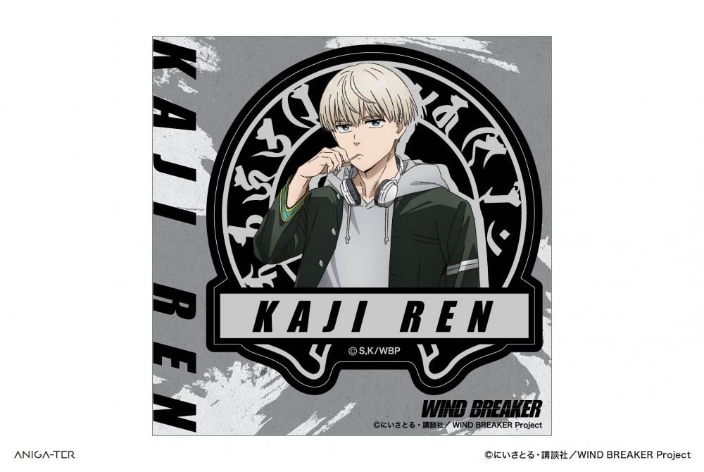 wind breaker展　コマステッカー　梶蓮 WIND BREAKER ウィンブレ展 コマステッカー フォト風カード 梶蓮