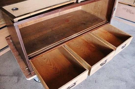 昭和レトロなローボード テレビ台 昭和前期 古録展 送料別 G