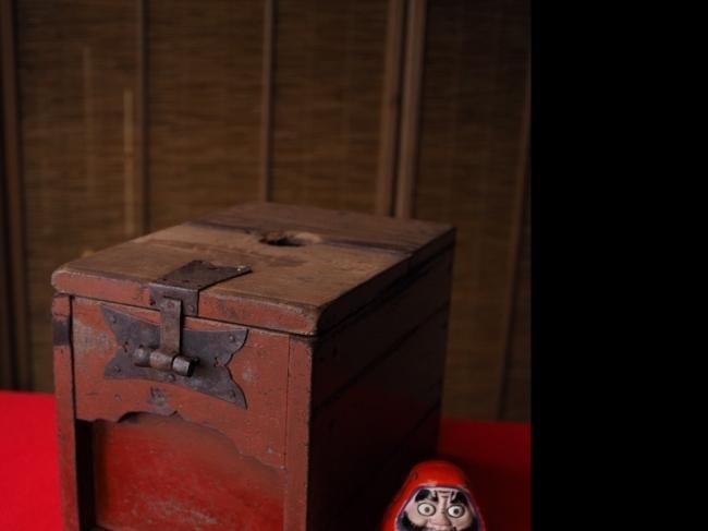 漆塗り小物入れ　アンティーク　明治 漆塗り小物入れ アンティーク 明治