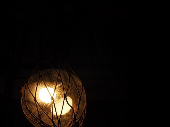 WEB限定】 浮き球を利用したランプシェード リメイク LED 配線新品交換