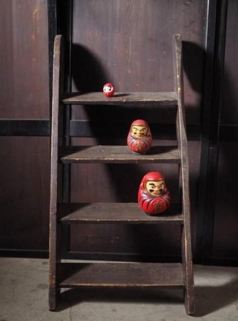 【内祝い】 古民家の燻された階段 大正時代 1900-1910年代頃 古録展 送料別 その他