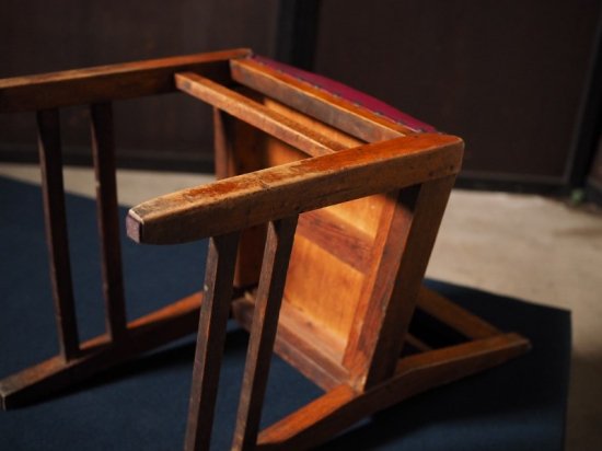 昭和レトロなオーク材造りの雰囲気ある椅子 昭和20-30年代 1940-50- 古