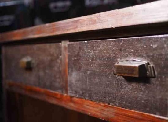 アンティークデスク カウンターテーブル 1920年代 古録展 送料別 L