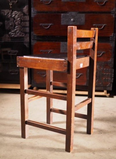 昭和の居酒屋さん木製椅子 1980年代 古録展 送料別 Eサイズ 中古 品番I7801