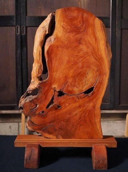 欅天然木自然が織りなすアートなパーテーション 1980年代 古録展 欅天然木自然が織りなすアートなパーテーション 1980年代 古録展