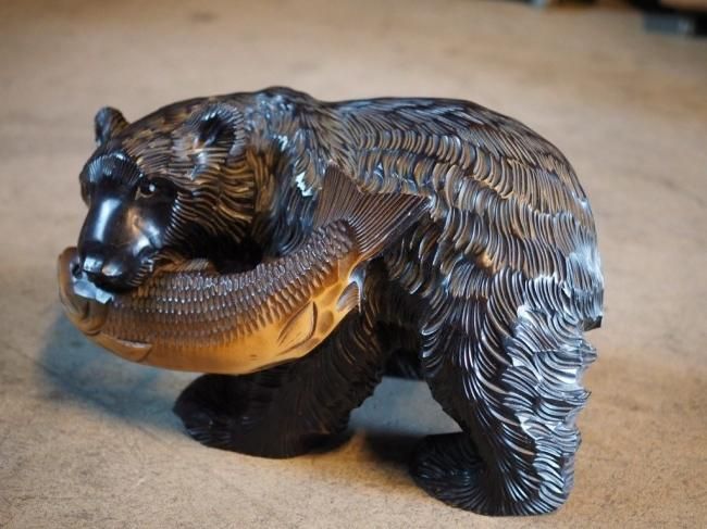 むさくるしい 中古品 鷹 岩鷹 オブジェ 置物 インテリア 金属製