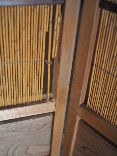 店頭引き取り推奨品】古民家の涼し気な夏戸ﾊﾟｰﾃｰｼｮﾝ 建築素材