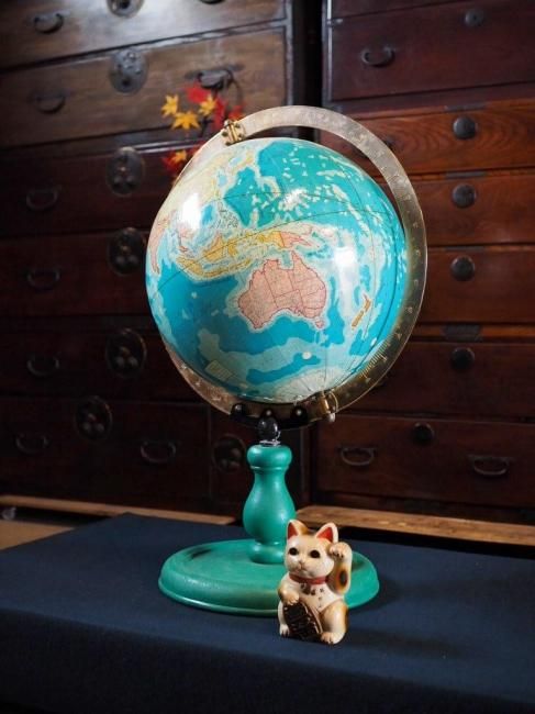 昭和レトロ地球儀