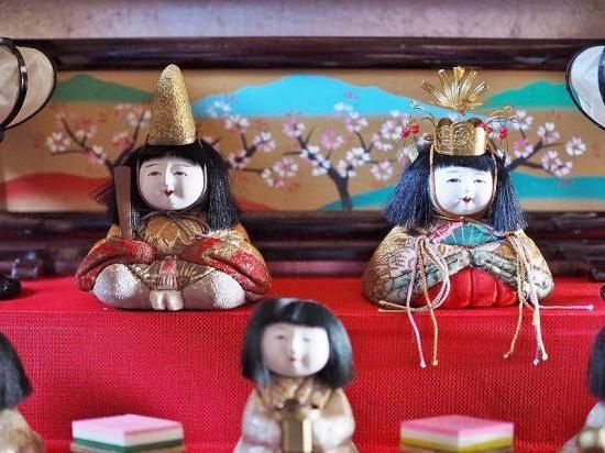 小さな可愛い雛人形 ガラスケース入り 昭和後期 古録展 【注 小さな可愛い雛人形 ガラスケース入り 昭和後期 古録展 【注