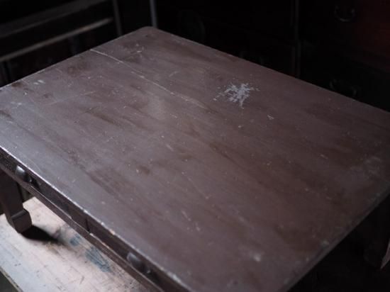 昭和レトロ定番ペンキ仕上げ文机 昭和初期 古録展 送料別 Fサイズ 中古